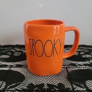 Rae Dunn Orange Spooky Mug